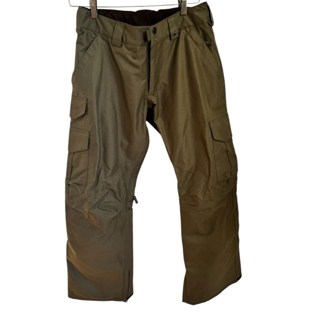 Burton MB Cargo Snowboarding Pants Short Olive Green Small Mens